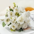 thumbnail image 1 of Opvise Artificial Flower Good Detail Realistic No Wither No Watering Long-lasting Fake Rose Photo Prop Table Centerpiece Wedding Party Decor Supplies Pink, 1 of 8