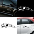 thumbnail image 1 of Opvise Bright Star Car Window Sticker Motorcycle Truck Body Decal Reflective Decor Black, 1 of 4