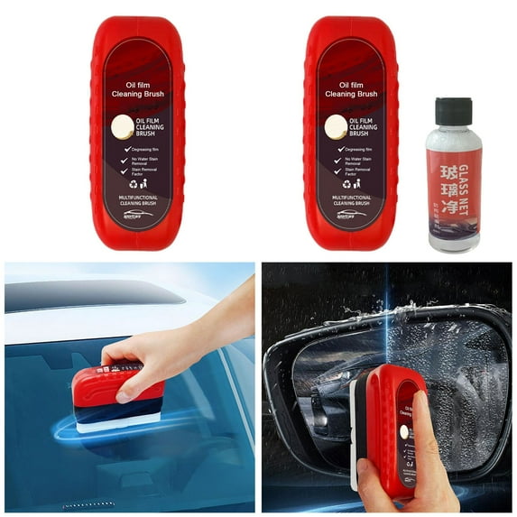 Opvise Car Glass Cleaning Board Lasting Protection Versatile Effective Reusable Foam Sprayer Automobile Mirror Glass Cleaning Board