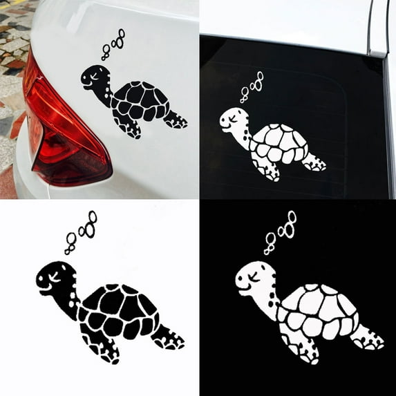 Opvise Cute Sea Turtle Car-Styling Vehicle Body Window Laptop Decals Sticker Decoration