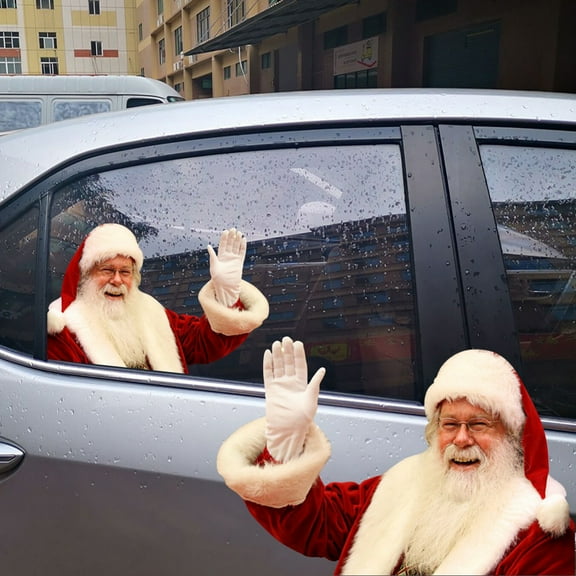 Opvise D-1243 Window Sticker Santa Claus Series Waterproof Car-styling Christmas Window Decal for Car
