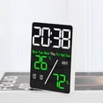 thumbnail image 1 of Opvise Digital Alarm Clock with Auto Brightness Adjustment, Dual Alarm for Weekdays/Weekends, USB Charging Ports, Battery or USB Powered, Portable LED Display for Home Office Travel Bedroom, 1 of 8