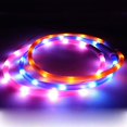 thumbnail image 1 of Opvise Dog Collar USB Rechargeable Flashing Pet Supplies Wear-resistant Puppy Necklace for Pet, 1 of 8