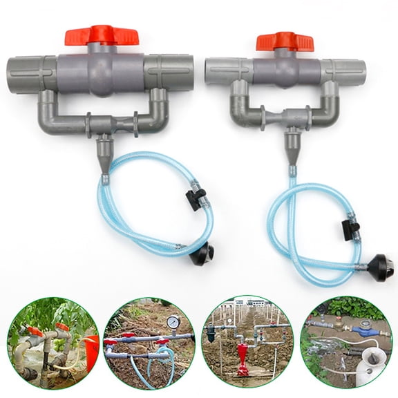 Opvise Drip Irrigation Kit with Venturi Fertilizer Injector and Water Tube
