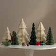 thumbnail image 1 of Opvise Eco-Friendly Paper Christmas Tree Ornament Set Nordic Geometric Origami Design Foldable 3D Decoration Sustainable Reusable Festive Home Decor, 1 of 8
