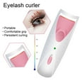 thumbnail image 1 of Opvise Electric Eyelash Curler Long Lasting Curl No Lash Damage Smart Temperature Control Temperature-sensitive Silicone Film Heated Eyelash Clip for Women Pink, 1 of 8