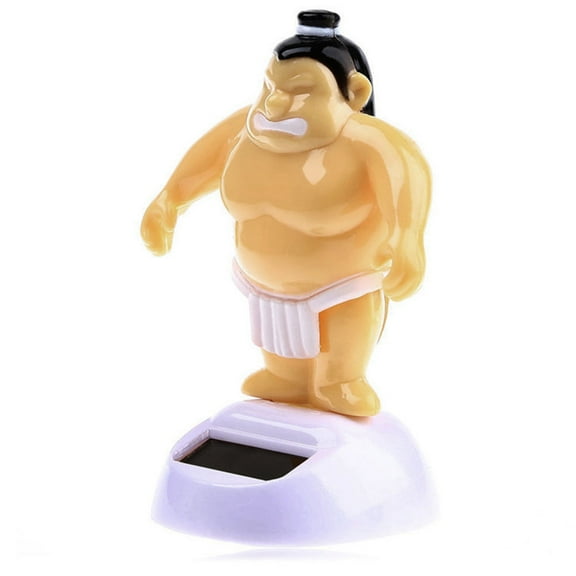 Opvise Funny Sumo Wrestler Solar Power Swinging Car Interior Dashboard Ornament Gift A