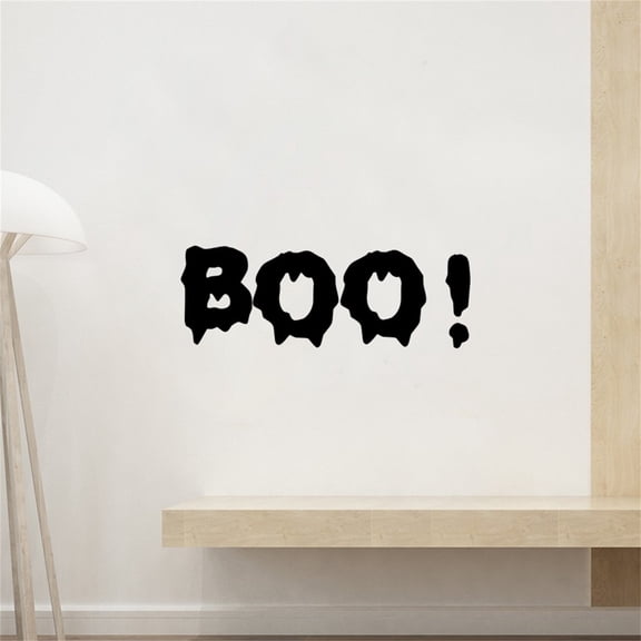 Opvise Halloween Stickers Horror Ghost Bat Spider Pumpkin Decals DIY Decoration Removable Window Wall Sticker G