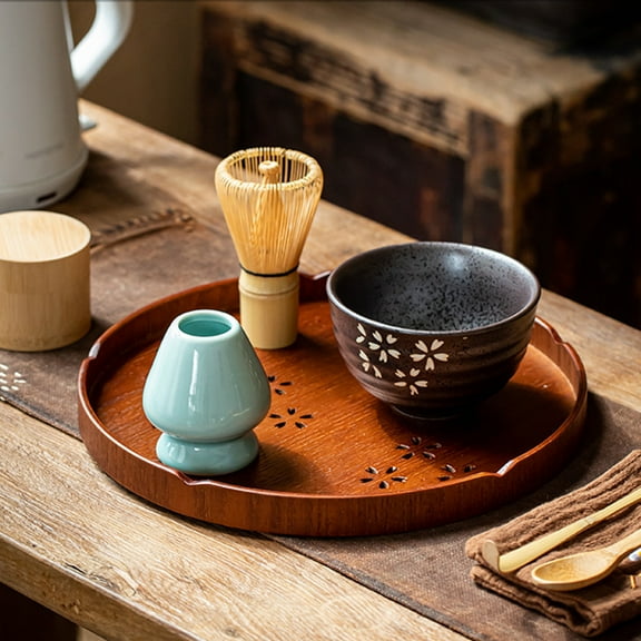 Opvise Handcrafted Japanese Bamboo Whisk - Multi-Functional Matcha & Culinary Tool, Eco-Friendly Sustainable Kitchen Utensil, Perfect Gift for Tea & Cooking Enthusiasts