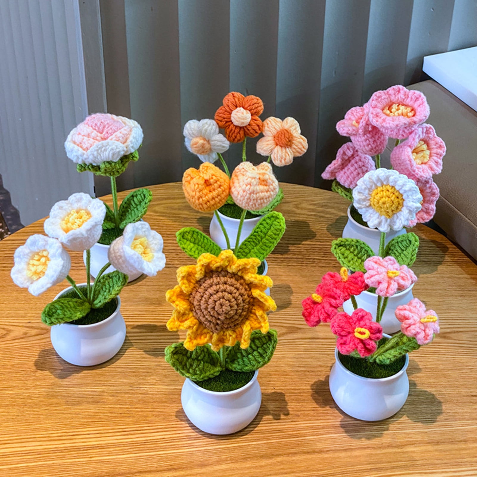 T*k様 [非売品] おまけ付き　Lana Like a Flower スタッフ Opvise-Handmade-Crochet-Faux-