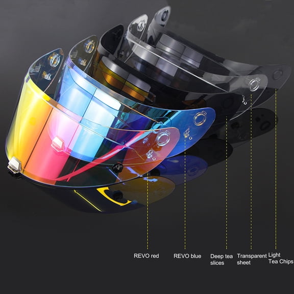 Opvise Helmet Visor Lens UV Protection Night Vision Safe Full Face Motorcycle Helmet Lens for HJ 26 RPHA11 RPHA70