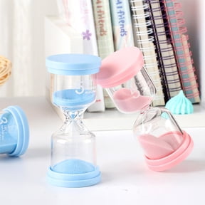 Opvise Mini Hourglass Shower Portable Teeth Brushing Timer 5-minute Timer Hourglass with Suction Cup Cooking Games