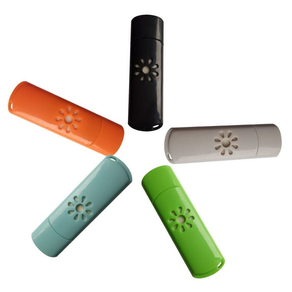 Opvise Mini USB Aromatherapy Essential Oil Diffuser Car LED Light Aroma Air Fresher Blue