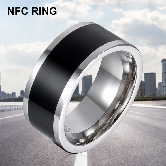 Opvise NFC Ring Universal Sensing Technology Comfortable Wear No Charge Smart Lock NFC Ring for Mobile Phone