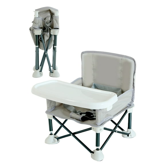 Opvise Outdoor Beach Chair with Non-Slip Pads High Stability Strong Load-bearing Portable Compact Folding Chair Infant Dinner Table