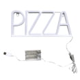 thumbnail image 1 of Opvise Pizza Letter Neon Sign LED Light Creative Shape Energy-saving Flicker Free Wall Art Background Neon Lamp Decor for Christmas Pink, 1 of 8