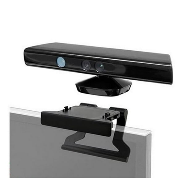Opvise Plastic TV Clip Mounting Mount Stand Holder for Microsoft Xbox 360 Kinect Sensor