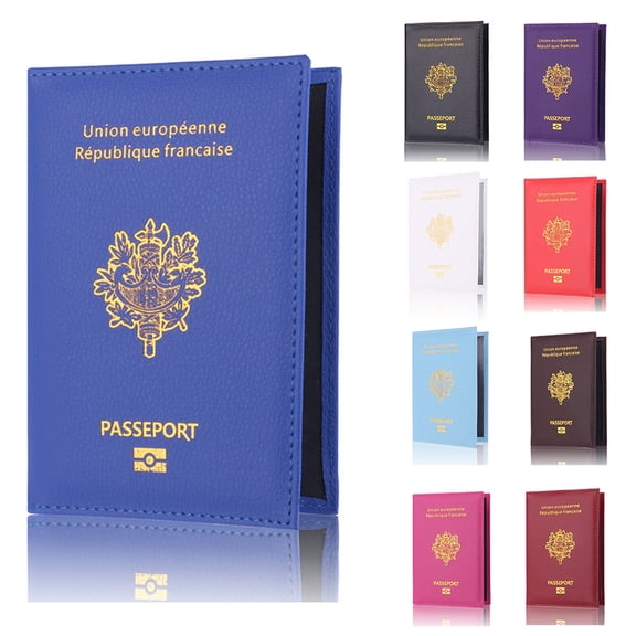 Opvise Portable Passport Bank Credit Card Document Cover Holder Case Travel Protector