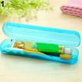 thumbnail image 1 of Opvise Portable Travel Camping Toothbrush Toothpaste Storage Box Protective Cover Case Green, 1 of 8