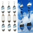 thumbnail image 1 of Opvise Stainless Steel Wind Chime Pendant - Elegant Outdoor Decor, Bird Deterrent for Garden, Porch, Balcony, Weather-Resistant & Easy Installation, 1 of 8