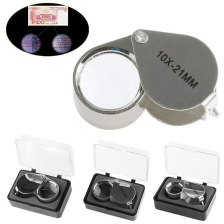 Opvise Triplet Eye Loupe Magnifier Magnifying Glass Jewelry Diamond Identification Tool