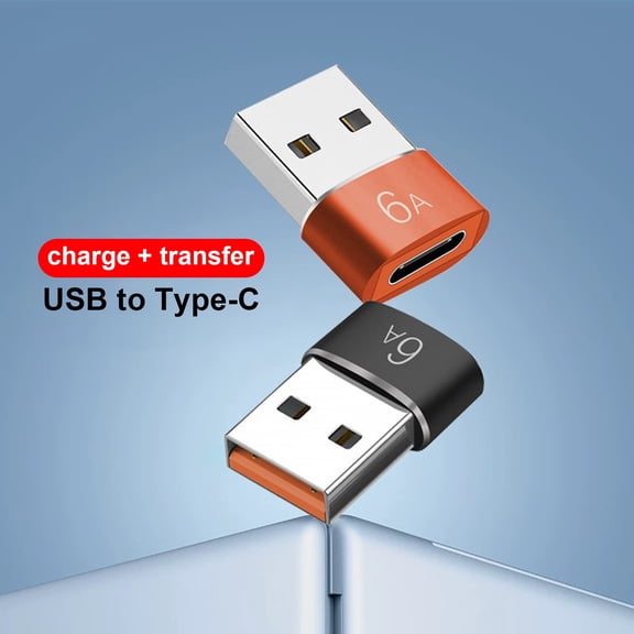 Opvise Type-C Adapter Mini Fast Charging 6A Type-C Female to USB 3.0 Male Converter OTG Connector for Charger