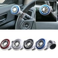 thumbnail image 1 of Opvise Universal Auto Car Booster Ball Steering Wheel Truck Handle Knob Accessories Silver, 1 of 5