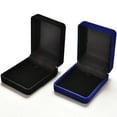 thumbnail image 1 of Opvise Velvet Necklace Jewelry Container Gift Display Box Ring Bracelet Storage Case, 1 of 7
