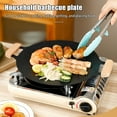 thumbnail image 1 of Opvise Versatile Cast Iron Grill Pan with Removable Legs - Large Non-Stick Barbecue Tray for Stove, Campfire, Outdoor Cooking, Even Heat Distribution, Durable & Easy Clean (Multiple Sizes), 1 of 8