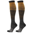 thumbnail image 1 of Opvise Womens Socks 1 Pair Compression Stockings Comfortable Gradient Color Good Breathability High Elasticity Wear Resistant Foot Protector Moisture Absorption Knee High Sports Socks Royal Blue, 1 of 8