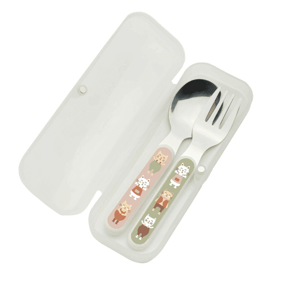 Or Originals Prairie Kitty Silverware Set