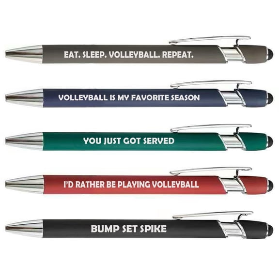 Or Something Set of 5 Pens Gift Volleyball (Set B)
