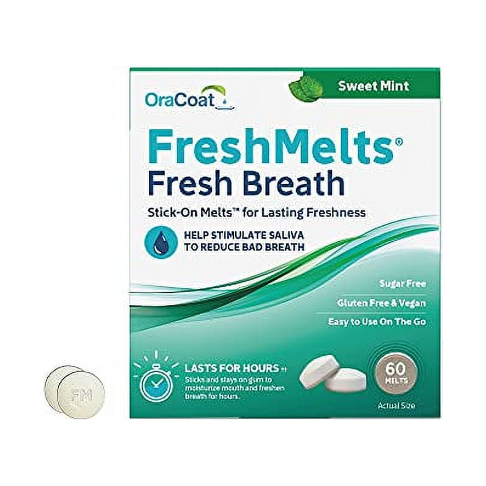 OraCoatÂ® FreshMeltsÂ® Fresh Breath .. Stickonâ„¢ Melts for Lasting