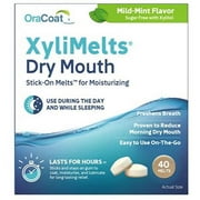 OraCoat XlyiMelts Dry Mouth Adhering Discs, 40ct