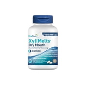 OraCoat  XyliMelts Dry Mouth Stick-on  Melts Slightly Sweet with Xylitol, for Dry Mouth, Stimulates Saliva, Non-Acidic, Day and Night Use, Time Release for up to 8 Hours, 215 Count