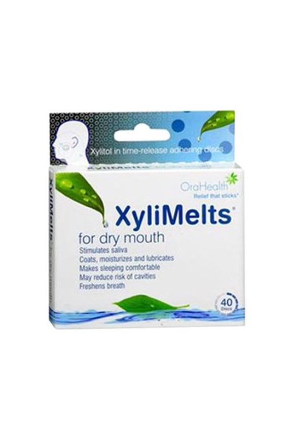 XyliMelts Mild-Mint for Dry Mouth 40 Discs