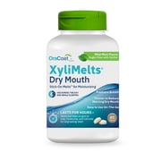 OraCoat XyliMelts for Dry Mouth, Mild Mint, 80 ct Bottle