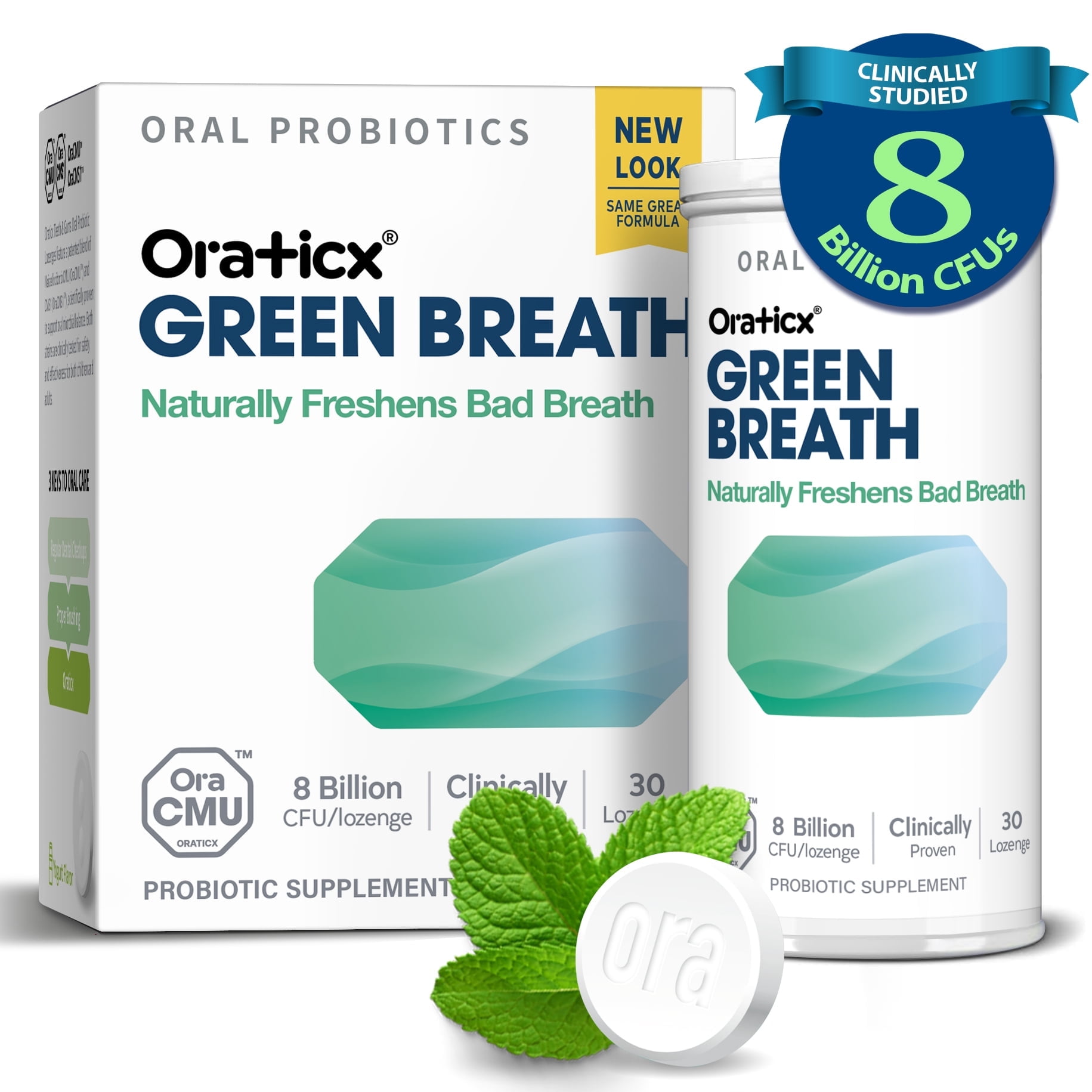 Oral−B D5015132XBK OraTicx Oral Probiotics, Fresh Breath, Dental Health, 8B CFU
