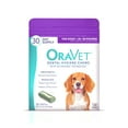 thumbnail image 1 of OraVet Dental Care Hygiene Fresh Chews for Medium Dogs, 25-50 lbs, 30 Count, 1 of 10