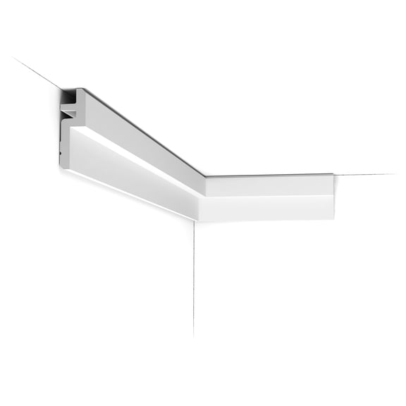 Orac Decor C394 | Purotouch High Density Polyurethane Crown Moulding | Primed White | Face: 3-3/4", Length: 78"