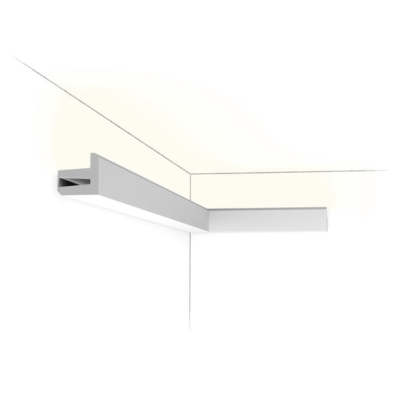 Orac Decor | Purotouch High Density Polyurethane Crown Moulding | Primed White | 2-1/2in Face x 78in Long | C380 | 4 Pack