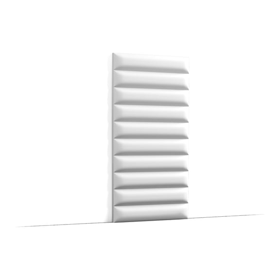 Orac Decor W217 Purotouch 3D Pillow Wall Element | Lightweight High-Density Polyurethane | Primed & Paintable | 9-7/8in H x 78-3/4in L