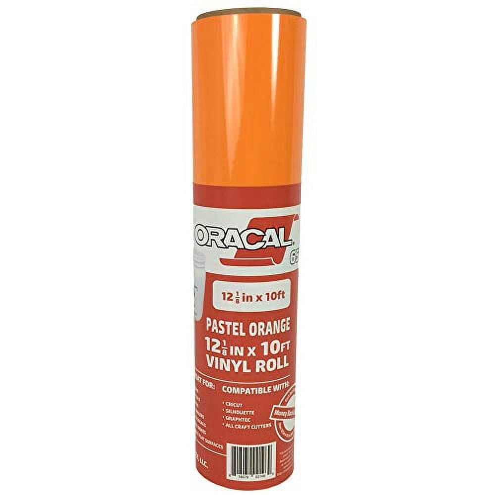 Yellow Glossy 12 x 10 Foot Roll of Oracal 651 Permanent Adhesive-Backed  Vinyl for Craft Cutters, Punches and Vinyl Sign Cutters