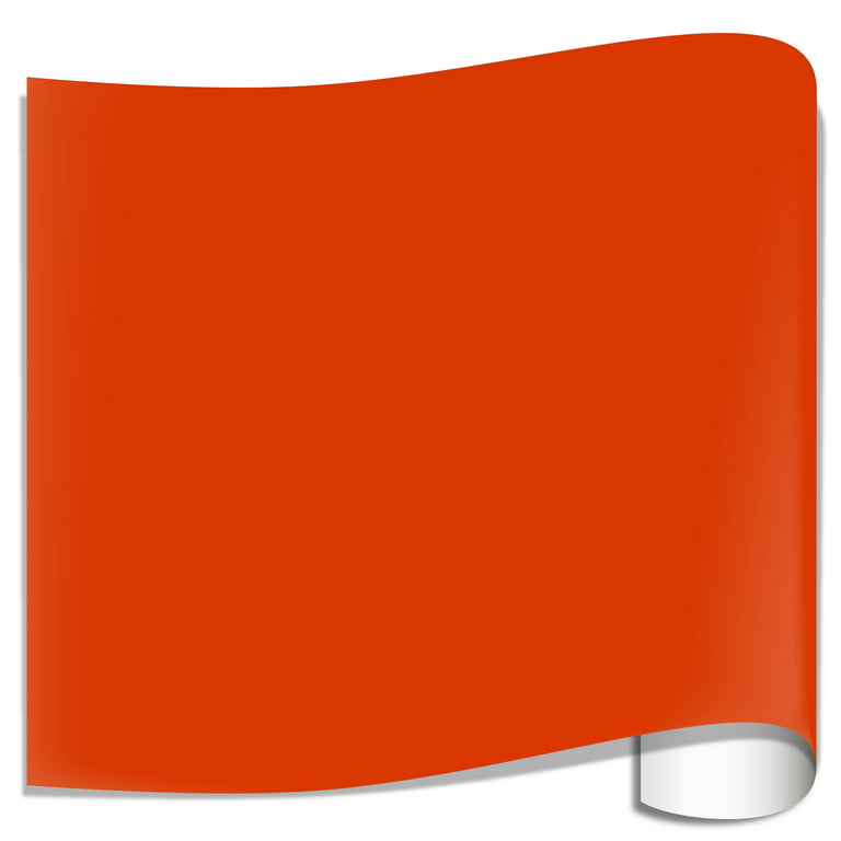 Oracal 651 Glossy Adhesive Vinyl Sheets 12 inch x 12 inch - 10 Sheet Pack, Red