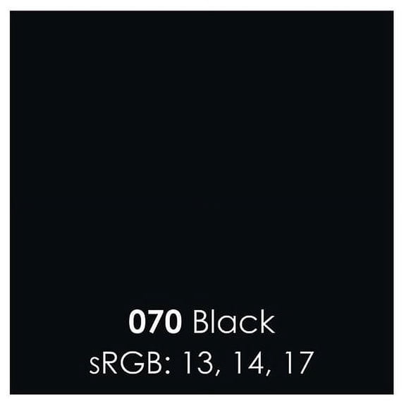 Oracal 651 Permanent Glossy Vinyl - Black - 12"x25FT