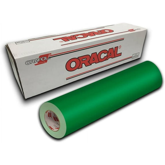 Oracal 651 Permanent Self-Adhesive Premium Craft Sticker Vinyl 12" x 10ft Roll - Light Green