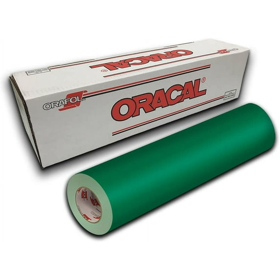Oracal 651 Permanent Self-Adhesive Premium Craft Sticker Vinyl 12" x 5ft Roll - Green