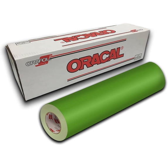 Oracal 651 Permanent Self-Adhesive Premium Craft Sticker Vinyl 12" x 5ft Roll - Lime Tree Green