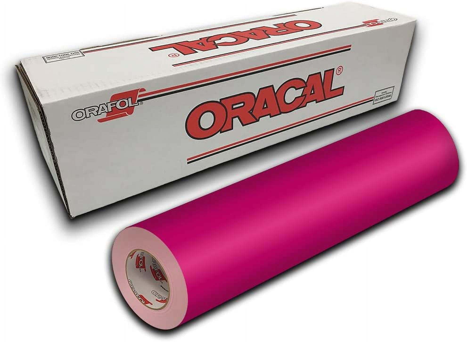 Vinyl Roll Oracal 651 Adhesive Backed Vinyl 12 x 10' Pink 