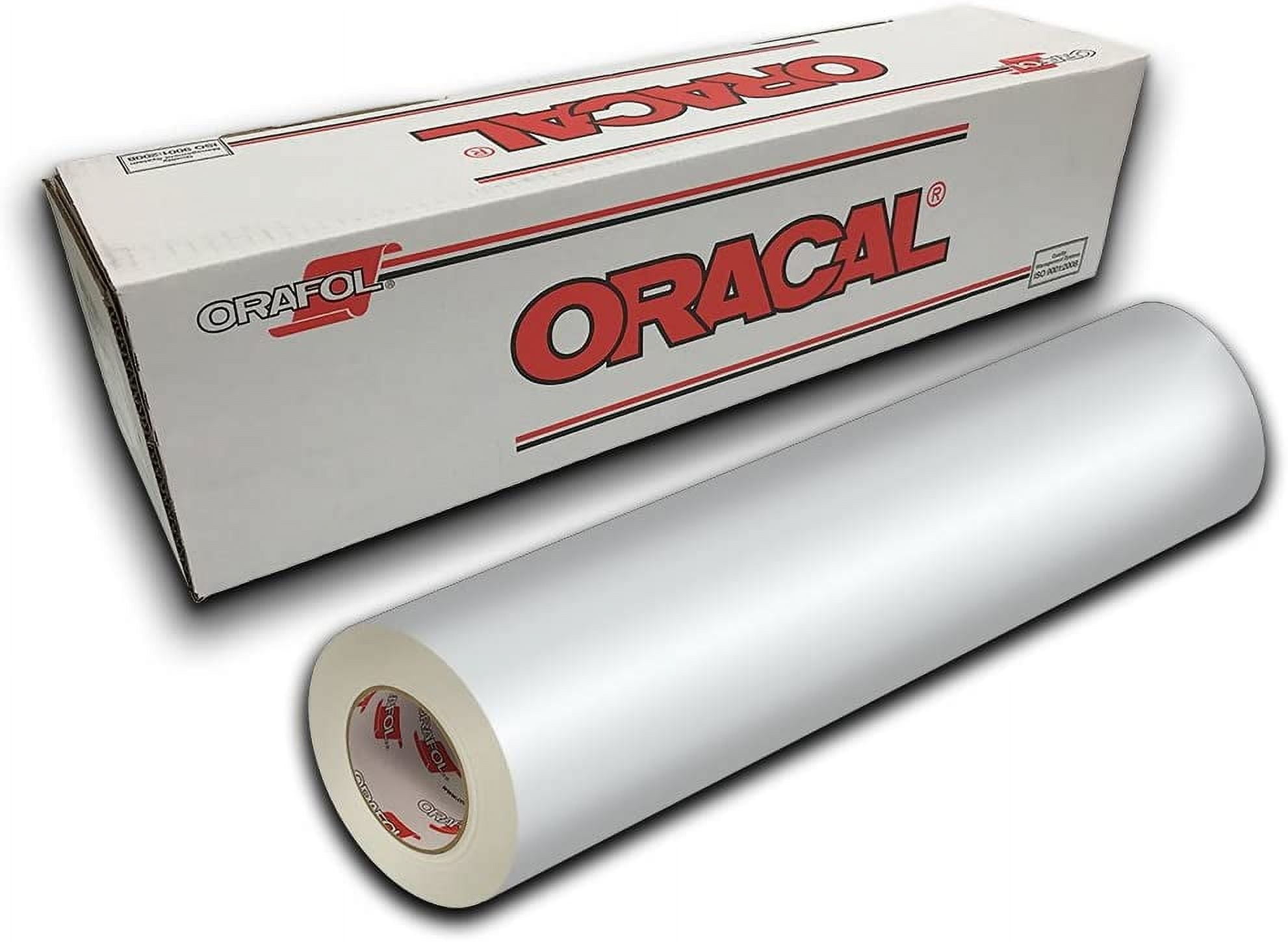 Oracal 651 Permanent Self-Adhesive Premium Craft Sticker Vinyl 24" x 10ft Roll - White Matte